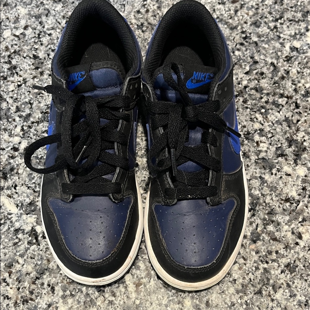 Nike Kids Black and Blue Sneakers